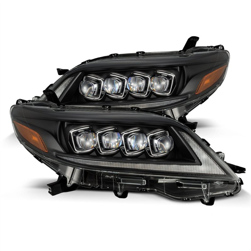 AlphaRex | LED Projector Headlights in Black - Sienna 2.7L / 3.5L 2011-2020