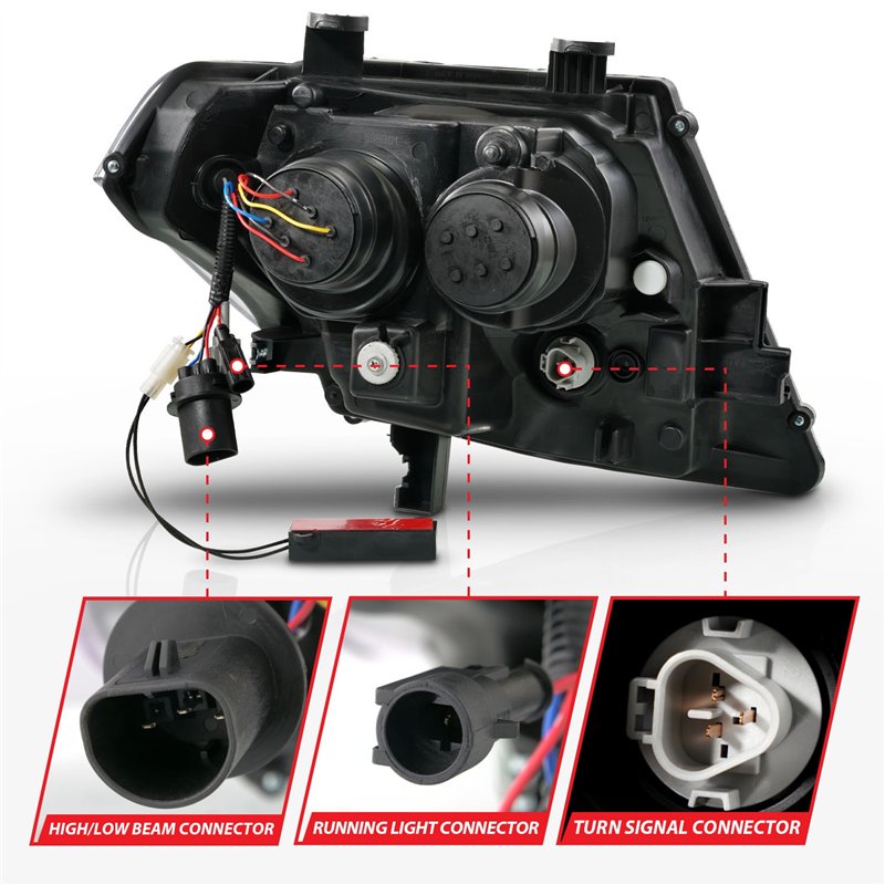 Anzo USA | Projector Headlight Set - Frontier 2009-2020