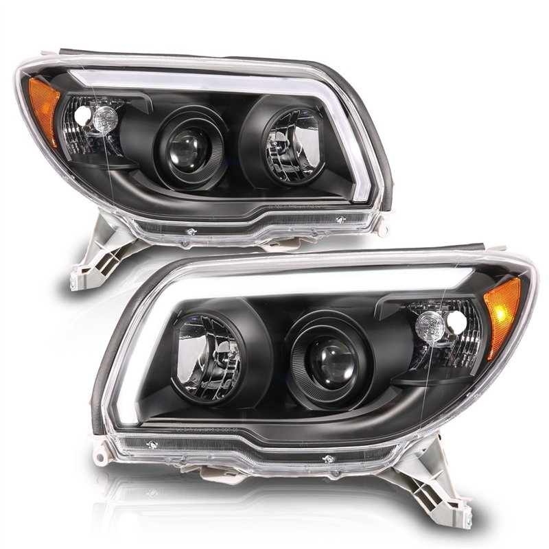 Anzo USA | LED Bar Projector Black Headlight - 4Runner 4.0L / 4.7L 2006-2009