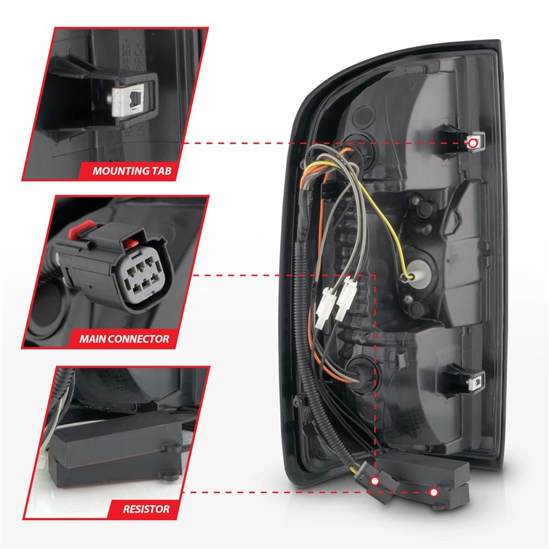 Anzo USA | LED Tail Light Assembly - Canyon 2.5L / 2.8L / 3.6L 2015-2022