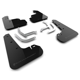 RallyArmor | Black UR Mud Flap Grey Logo - Impreza Base / RS / Sport 2024-2025