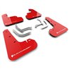 RallyArmor | Red UR Mud Flap White Logo - Impreza Base / RS / Sport 2024-2025