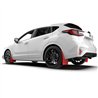 RallyArmor | Red UR Mud Flap White Logo - Impreza Base / RS / Sport 2024-2025