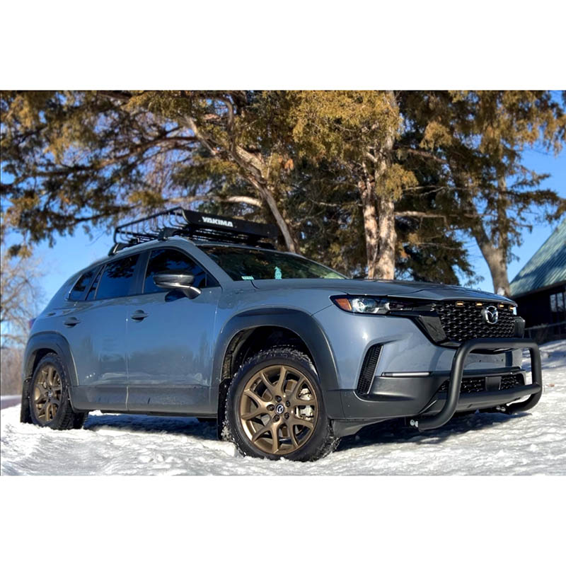 RallyArmor | Black UR Mud Flap Grey Logo - CX-50 2023-2025 *Not Hybrid*