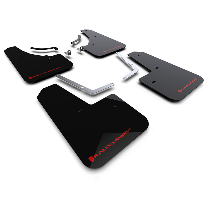 RallyArmor | Black UR Mud Flap Red Logo - CX-50 2023-2025 *Not Hybrid*