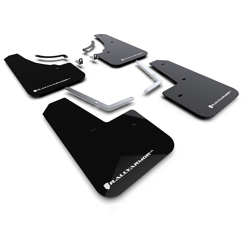RallyArmor | Black UR Mud Flap White Logo - CX-50 2023-2025 *Not Hybrid*