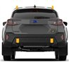 RallyArmor | Black UR Mud Flap Grey Logo - Crosstrek Wilderness 2024-2025