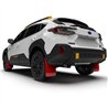 RallyArmor | Red UR Mud Flap Black Logo - Crosstrek Wilderness 2024-2025