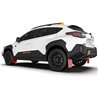 RallyArmor | Red UR Mud Flap White Logo - Crosstrek Wilderness 2024-2025