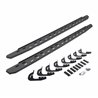 Go Rhino | 69604787ST - RB30 Slim Line Running Boards with Mounting Bracket Kit - Protective Bedliner Coating - Chevrolet / GMC 