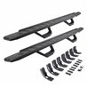 Go Rhino | 69604880PC - RB30 Running Boards with Mounting Brackets & 2 Pairs of Drop Steps Kit- Textured Black - Chevrolet / GMC