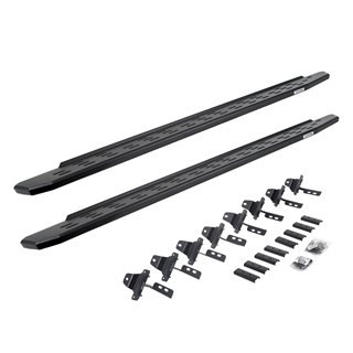 Go Rhino | 69651687PC - RB30 Running Boards with Mounting Bracket Kit - Textured Black - Gladiator 3.0L / 3.6L 2020-2025