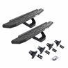 Go Rhino | 6969274810T - RB30 Running Boards with Mounting Brackets & 1 Pair of Drops Steps Kit - Protective Bedliner Coating - 