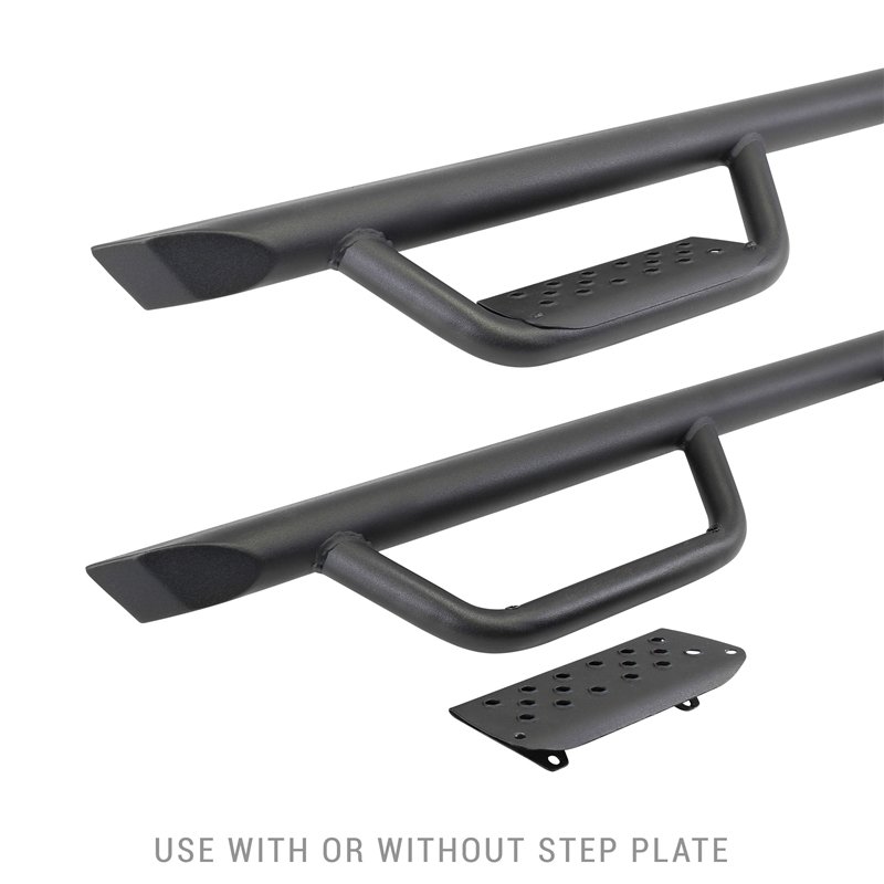 Go Rhino | D20080T - Domintator Extreme D2 Side Steps - BARS ONLY - Textured Black - Chevrolet / Dodge / Ford / GMC 2000-2025