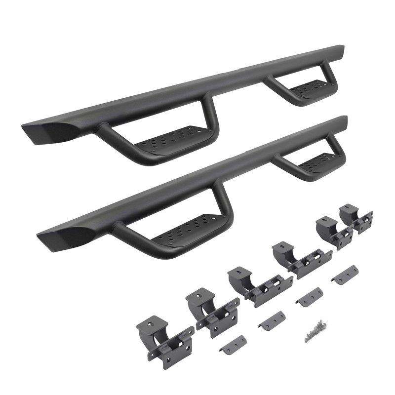 Go Rhino | D224516T - Domintator Extreme D2 Side Steps With Mounting Brackets - Textured Black - Gladiator 3.0L / 3.6L 2020-2025