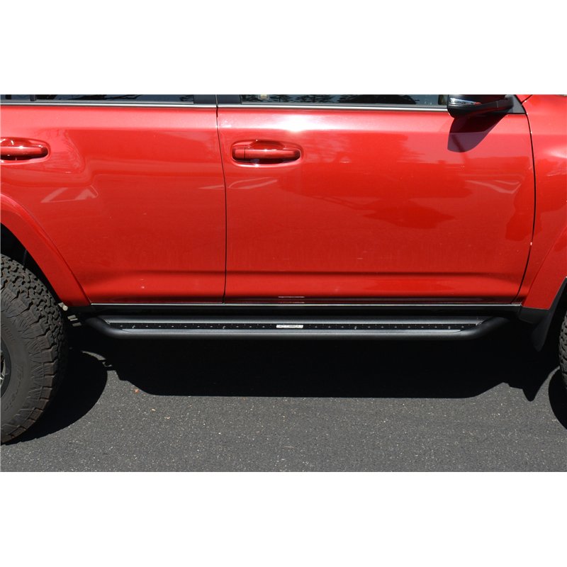 Go Rhino | FSDSS4425T - Dominator Xtreme DSS SideSteps With Frame Mounted Bracket Kit - Textured Black - 4Runner 4.0L 2014-2024