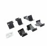 Go Rhino | FSDSS4505T - Dominator Xtreme D6 SideSteps With Frame Mounted Bracket Kit - Textured Black - Wrangler (JK) 3.6L / 3.8
