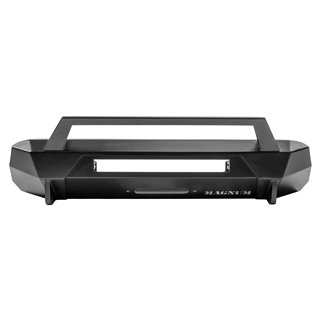 Raptor Series | Magnum - FBM83TYN-RT - Front Stubby Winch Ready Bumpers Black Textured Alloy Steel - 16-23 Toyota Tacoma, Note: 