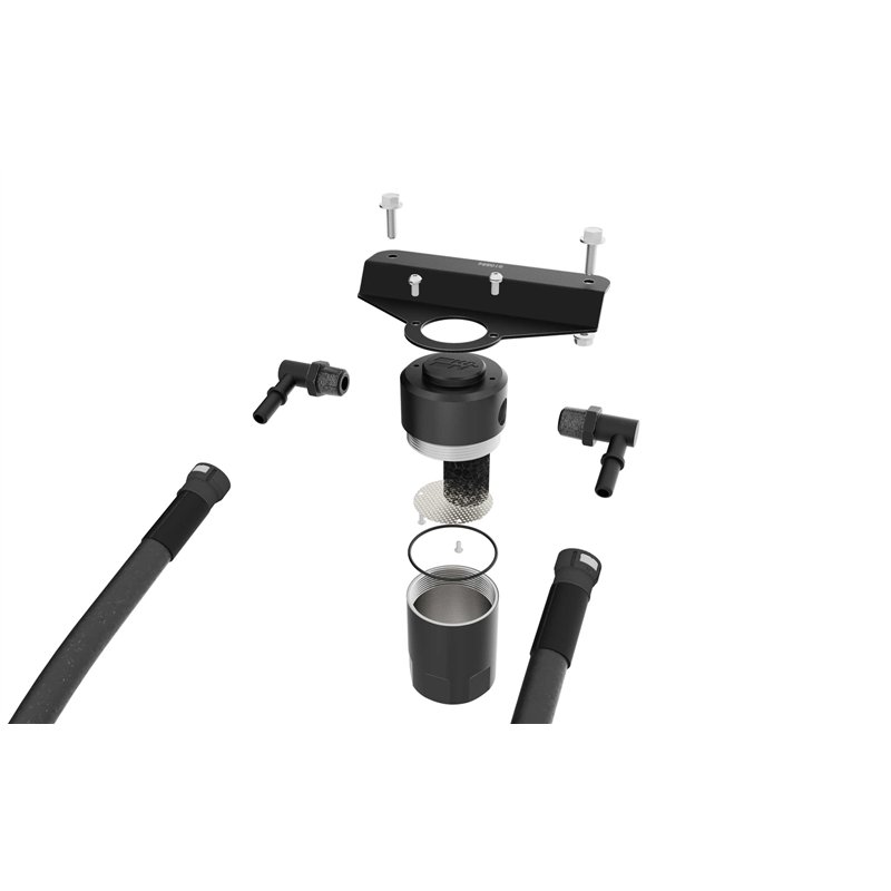 K&N | 81-0805 Catch Can Oil Separator Chev Silverado 1500 5.3/6.2L - Cadillac / Chevrolet / GMC 6.2L / 5.3L 2014-2020