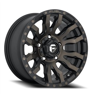 Fuel Off-Road | D674 BLITZ 20x9.0 ET1 - MATTE BLACK DOUBLE DARK TINT