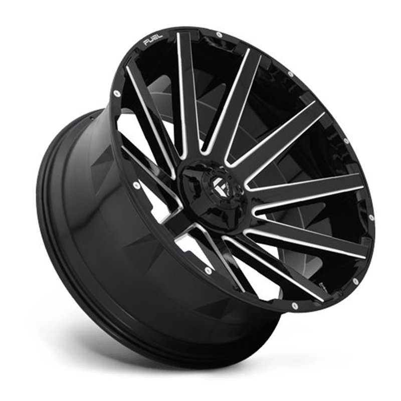 Fuel Off-Road | D616 CONTRA 20x9.0 ET2 - MATTE BLACK MILLED