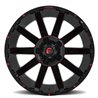 Fuel Off-Road | D643 CONTRA 20x9.0 ET20 - GLOSS BLACK RED TINTED CLEAR