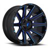 Fuel Off-Road | D644 CONTRA 20x10.0 ET-19 - GLOSS BLACK BLUE TINTED CLEAR
