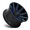 Fuel Off-Road | D644 CONTRA 20x10.0 ET-19 - GLOSS BLACK BLUE TINTED CLEAR