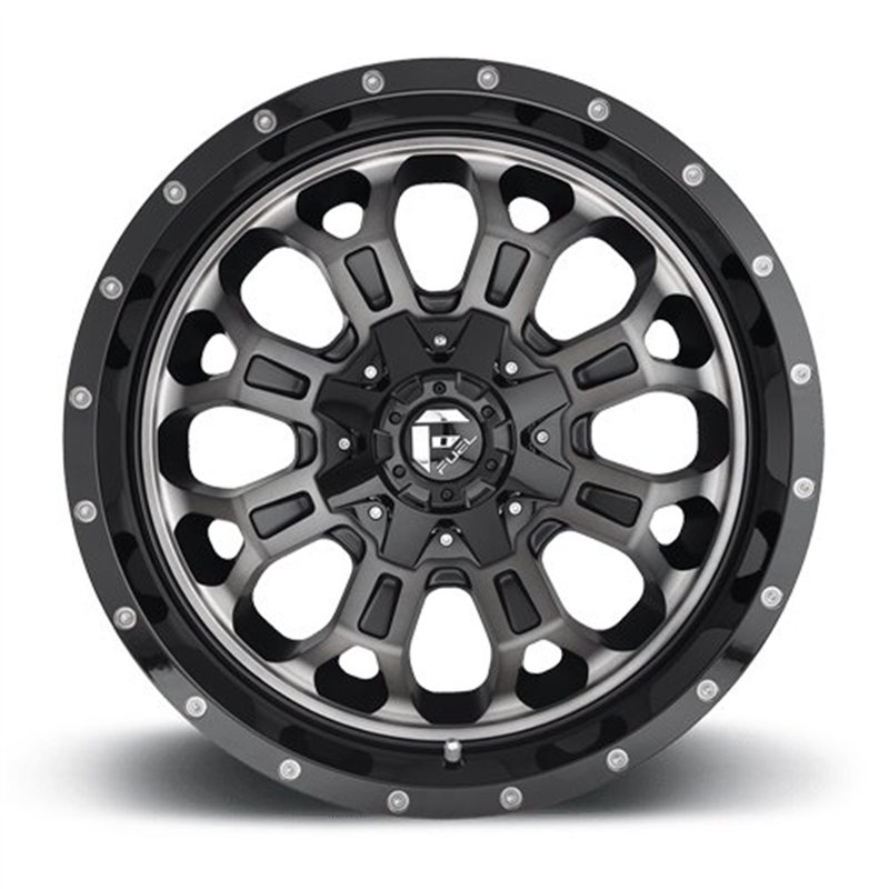Fuel Off-Road | D561 CRUSH 20x10.0 ET-18 - GLOSS MACHINED DOUBLE DARK TINT