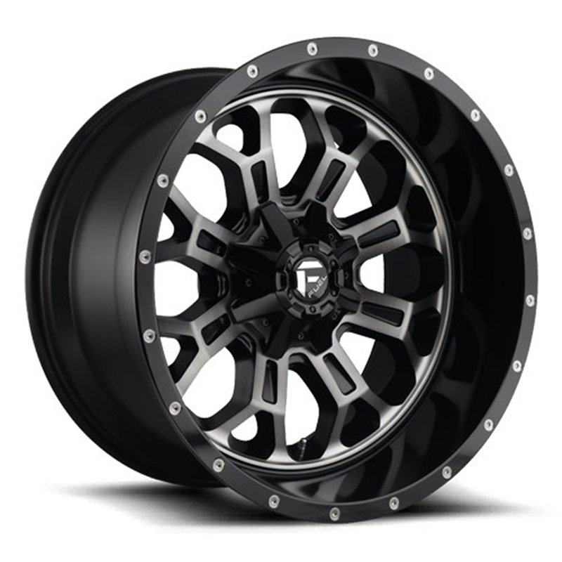 Fuel Off-Road | D561 CRUSH 20x9.0 ET1 - GLOSS MACHINED DOUBLE DARK TINT