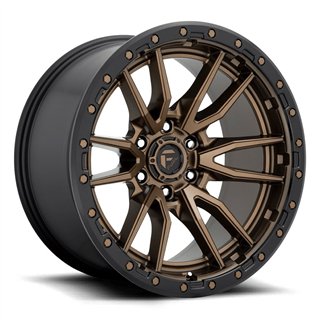 Fuel Off-Road | D681 REBEL 20x9.0 ET20 - MATTE BRONZE BLACK BEAD RING