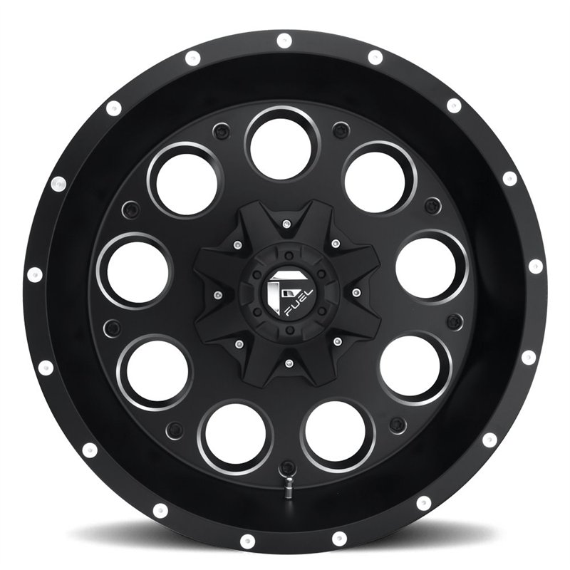 Fuel Off-Road | D525 REVOLVER 15x10.0 ET-43 - MATTE BLACK MILLED