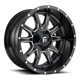 Fuel Off-Road | D627 VANDAL 20x10.0 ET-18 - GLOSS BLACK MILLED