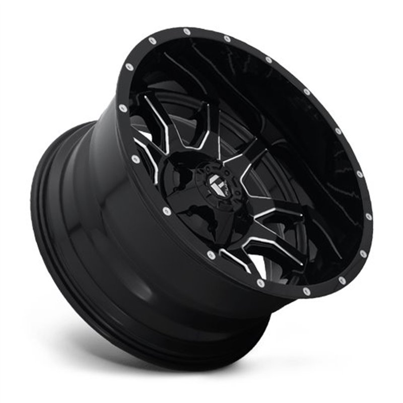 Fuel Off-Road | D627 VANDAL 20x10.0 ET-18 - GLOSS BLACK MILLED