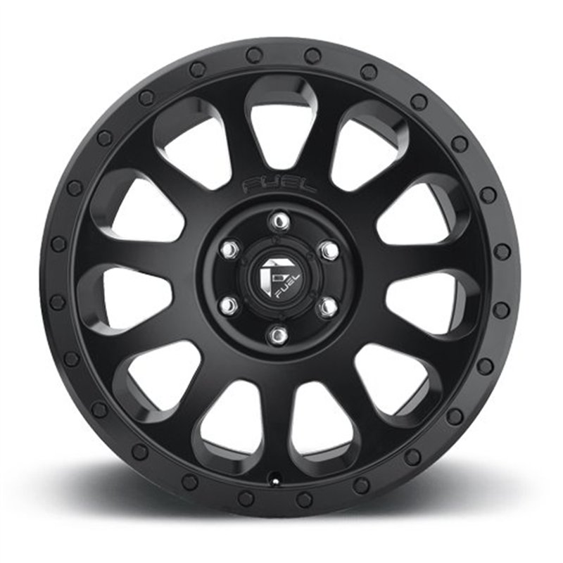 Fuel Off-Road | D579 VECTOR 17x8.5 ET7 - MATTE BLACK
