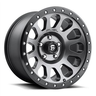 Fuel Off-Road | D601 VECTOR 17x9.0 ET-12 - MATTE GUN METAL BLACK BEAD RING