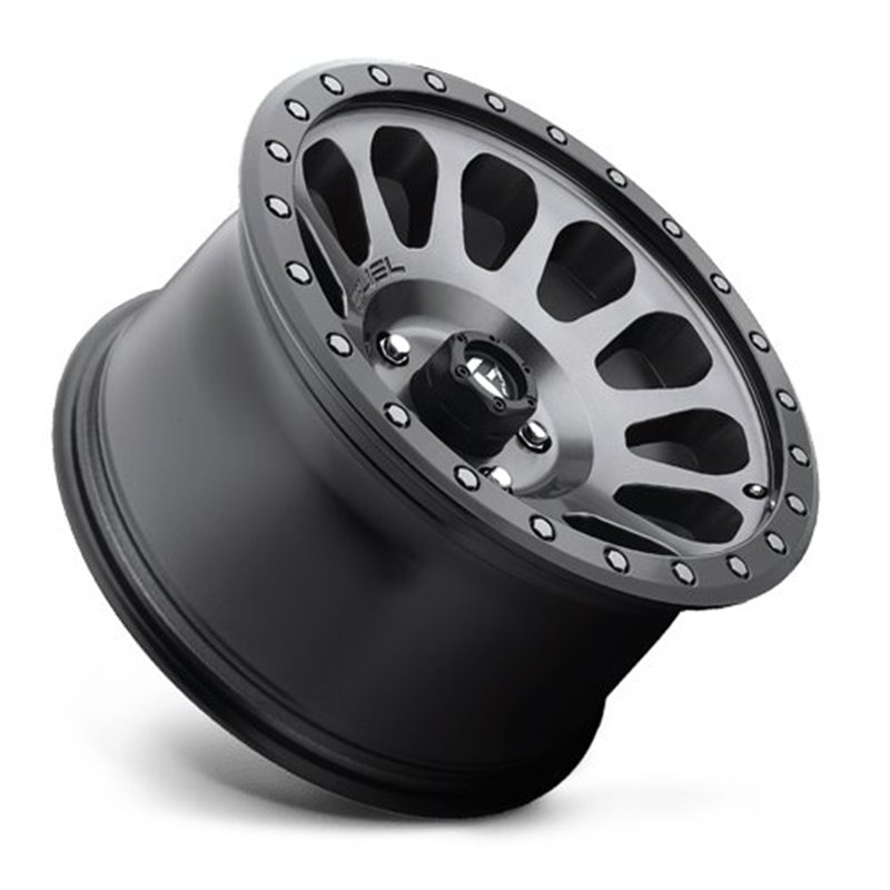 Fuel Off-Road | D601 VECTOR 17x9.0 ET-12 - MATTE GUN METAL BLACK BEAD RING