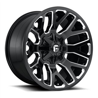 Fuel Off-Road | D623 WARRIOR 20x9.0 ET20 - GLOSS BLACK MILLED