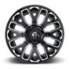 Fuel Off-Road | D623 WARRIOR 20x9.0 ET20 - GLOSS BLACK MILLED