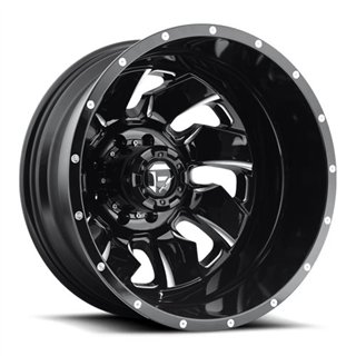 Fuel Off-Road | D574 CLEAVER 20x8.25 ET105 - GLOSS BLACK MILLED