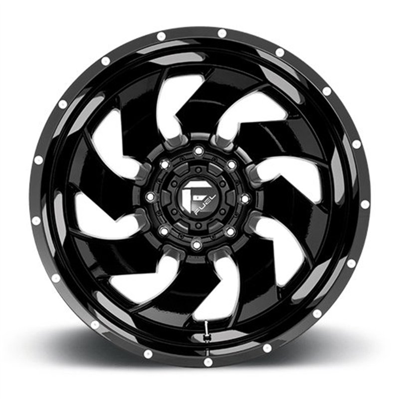 Fuel Off-Road | D574 CLEAVER 20x8.25 ET105 - GLOSS BLACK MILLED