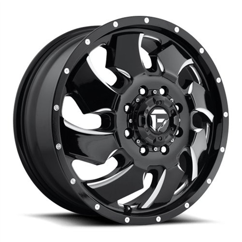 Fuel Off-Road | D574 CLEAVER 20x8.25 ET105 - GLOSS BLACK MILLED