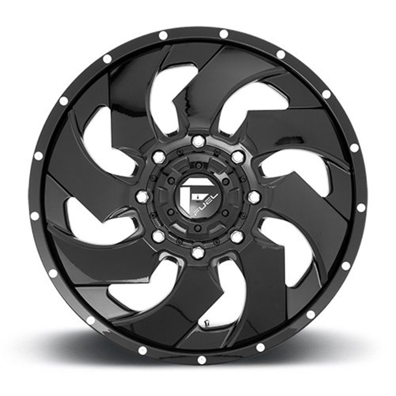 Fuel Off-Road | D574 CLEAVER 20x8.25 ET105 - GLOSS BLACK MILLED
