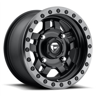 Fuel Off-Road | D557 ANZA 14x7.0 ET13 - MATTE BLACK GUN METAL RING