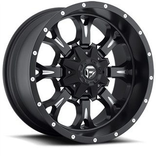 Fuel Off-Road | D517 KRANK 20x10.0 ET-24 - MATTE BLACK MILLED