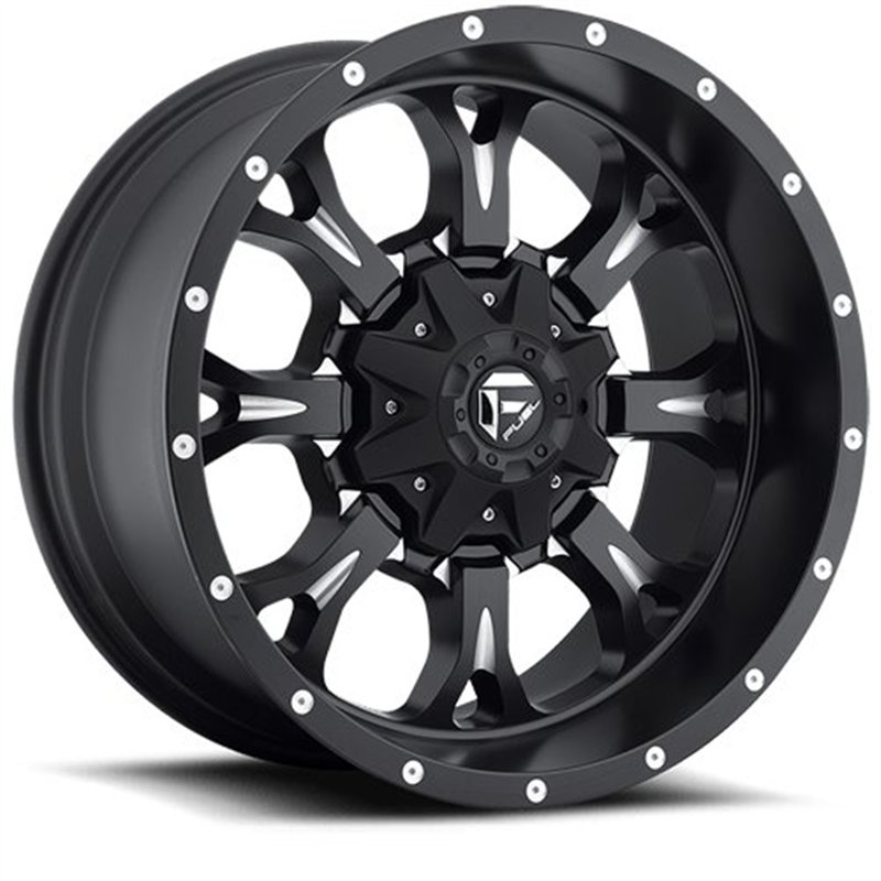 Fuel Off-Road | D517 KRANK 20x10.0 ET-24 - MATTE BLACK MILLED