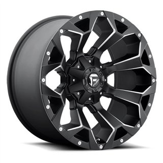 Fuel Off-Road | D546 ASSAULT 22x12.0 ET-44 - MATTE BLACK MILLED