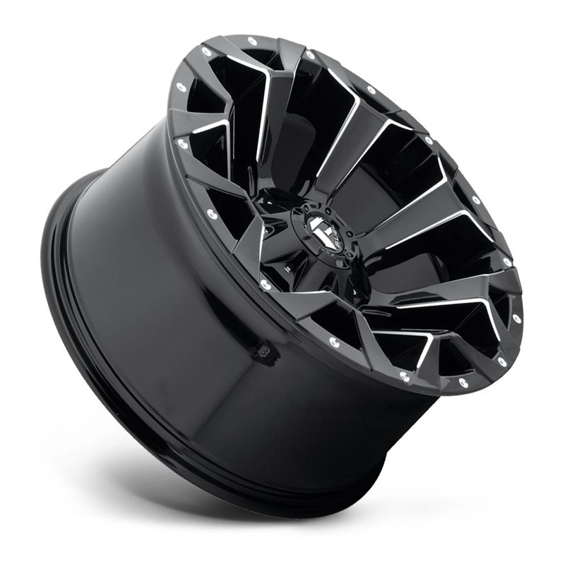 Fuel Off-Road | D546 ASSAULT 22x9.5 ET20 - MATTE BLACK MILLED