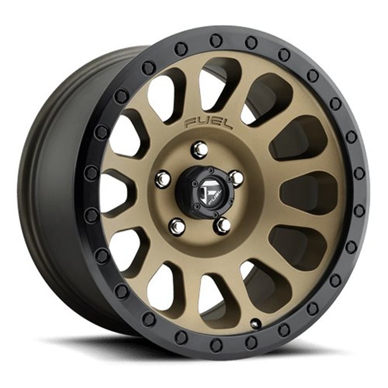 Fuel Off-Road | D600 VECTOR 17x9.0 ET-12 - MATTE BRONZE BLACK BEAD RING