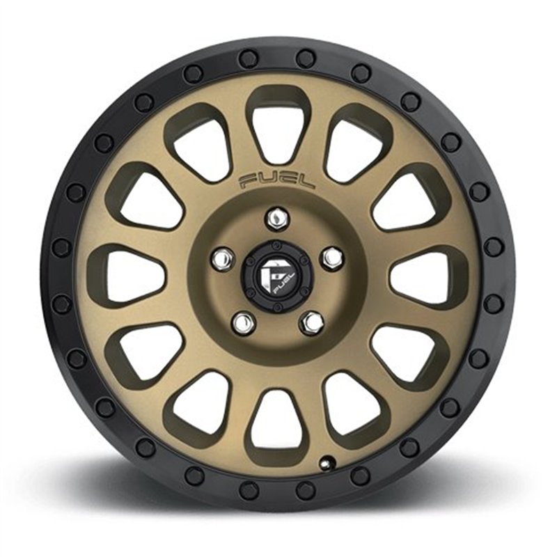 Fuel Off-Road | D600 VECTOR 17x9.0 ET-12 - MATTE BRONZE BLACK BEAD RING